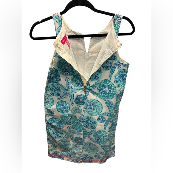 Lilly Pulitzer Colorful Sleeveless Dress with Sea Motif size M - Picture 3 of 8
